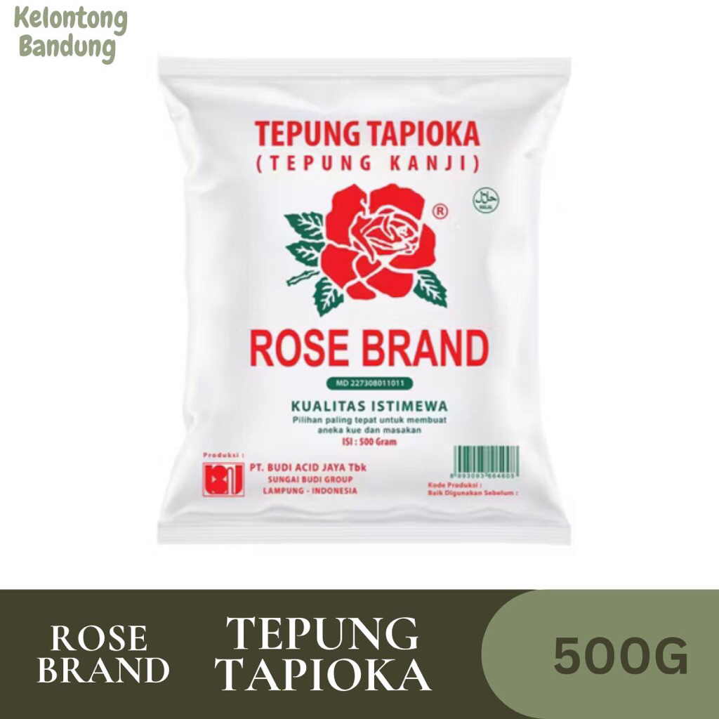 

Tepung Tapioka Rose Brand / Tapioka Rose Brand 500g