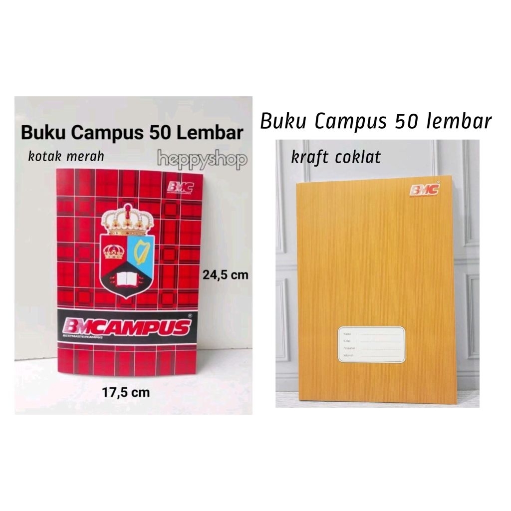 

Buku Campus 50 Lembar PER PAK Buku Boxi