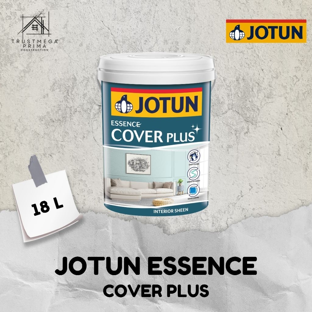 CAT TEMBOK JOTUN ESSENCE COVER PLUS 18L