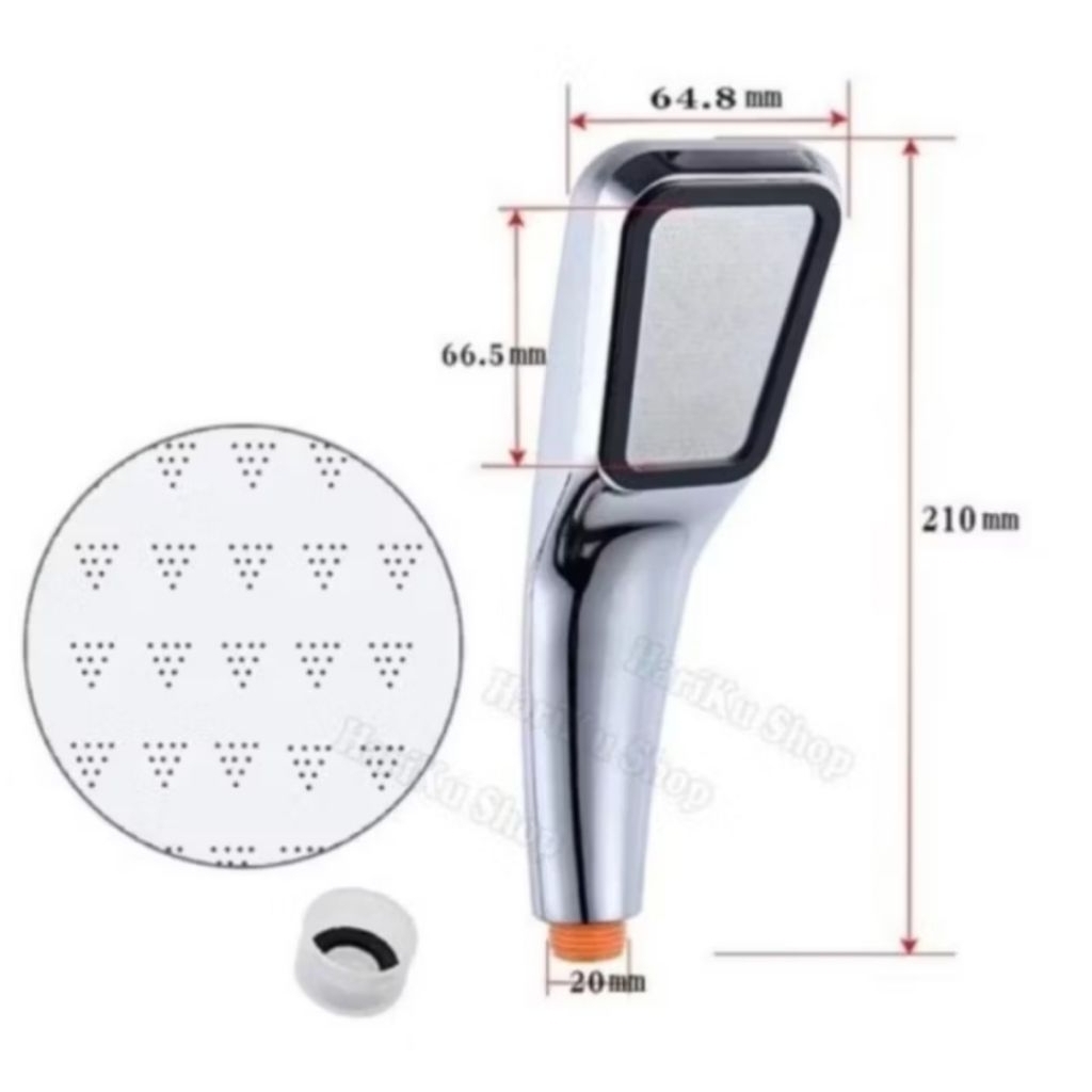 refil shower stenliss aerator 300 lubang / kepala shower pancur aerator