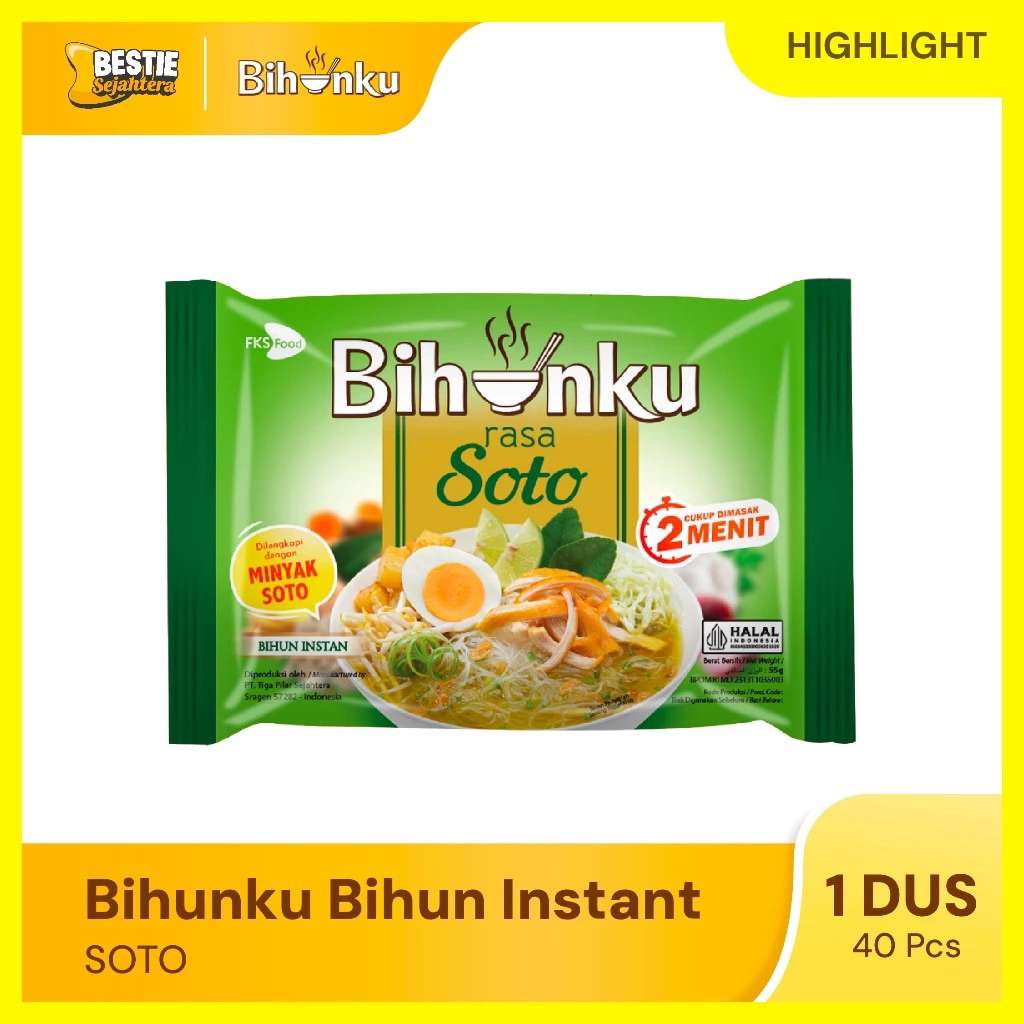 

bihun jagung instan rasa soto