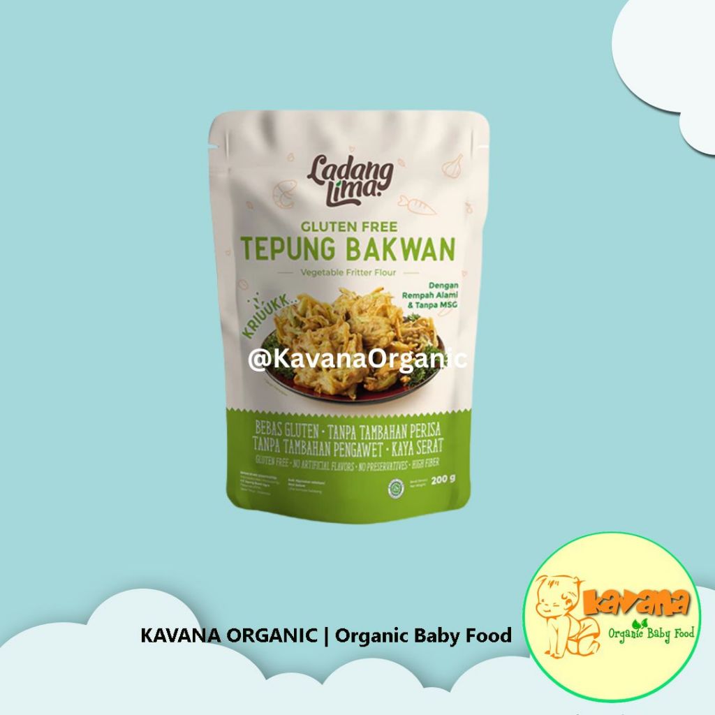 

Tepung Bakwan Ladang Lima 200gr 100% Gluten Free Bebas Terigu