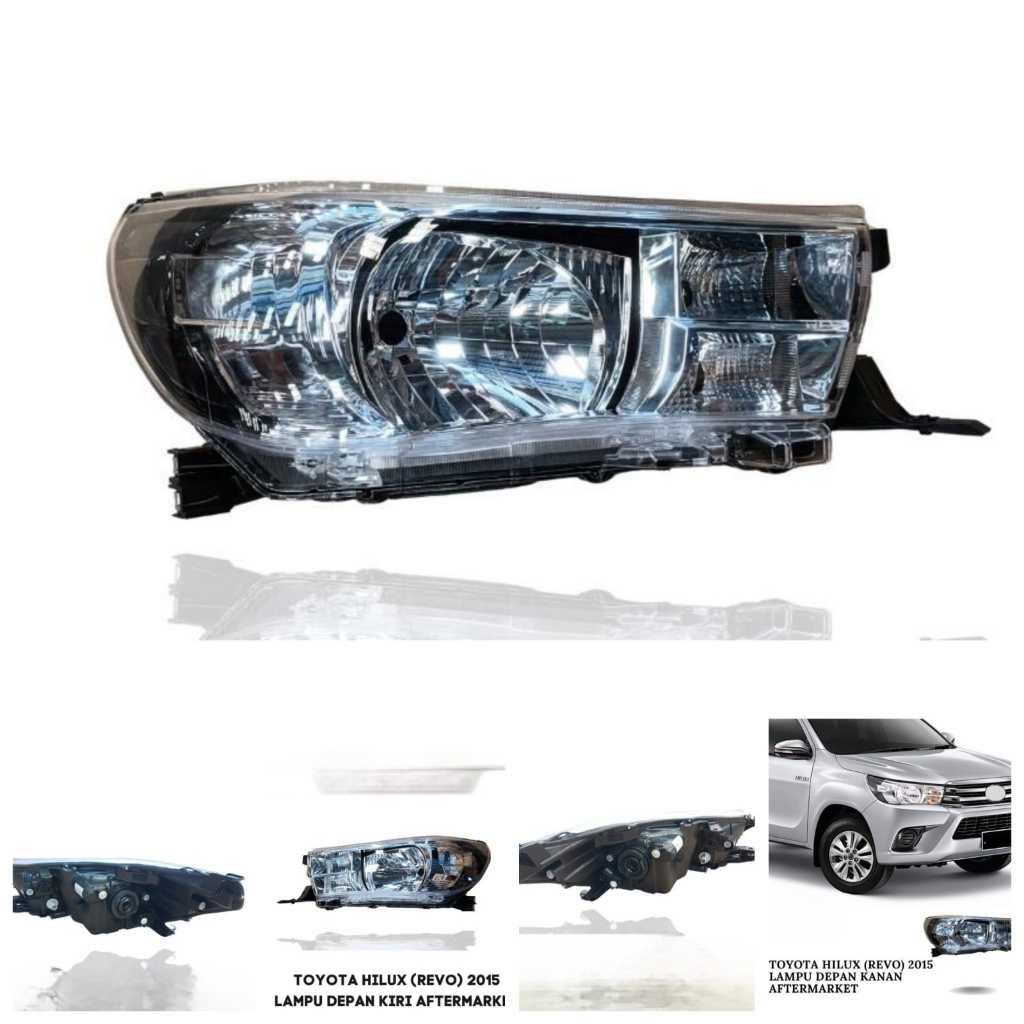 HEADLAMP LAMPU DEPAN TOYOTA HILUX REVO 2015