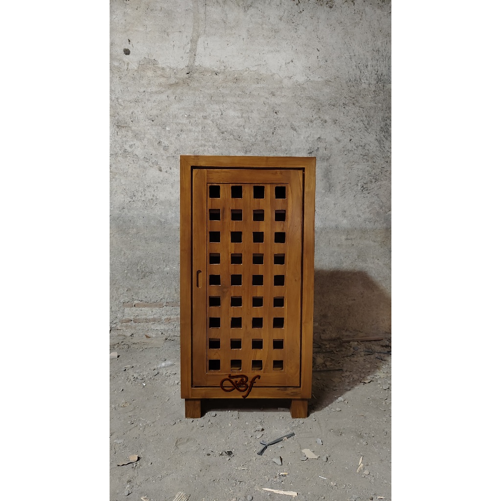 lemari kecil,lemari pakaian lemari sepatu serbaguna kayu jati