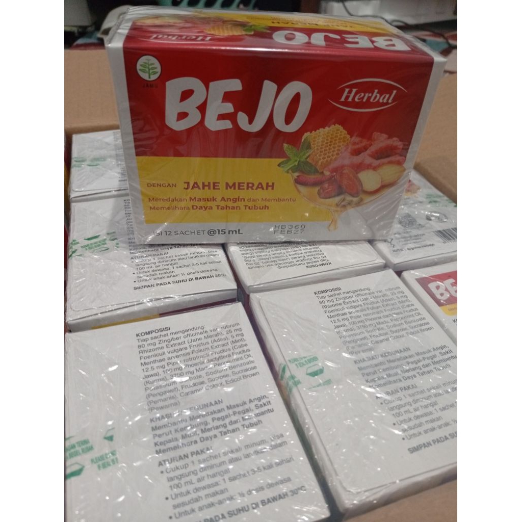 

Bejo Jahe Merah 1 Karton (15x12 sachet)