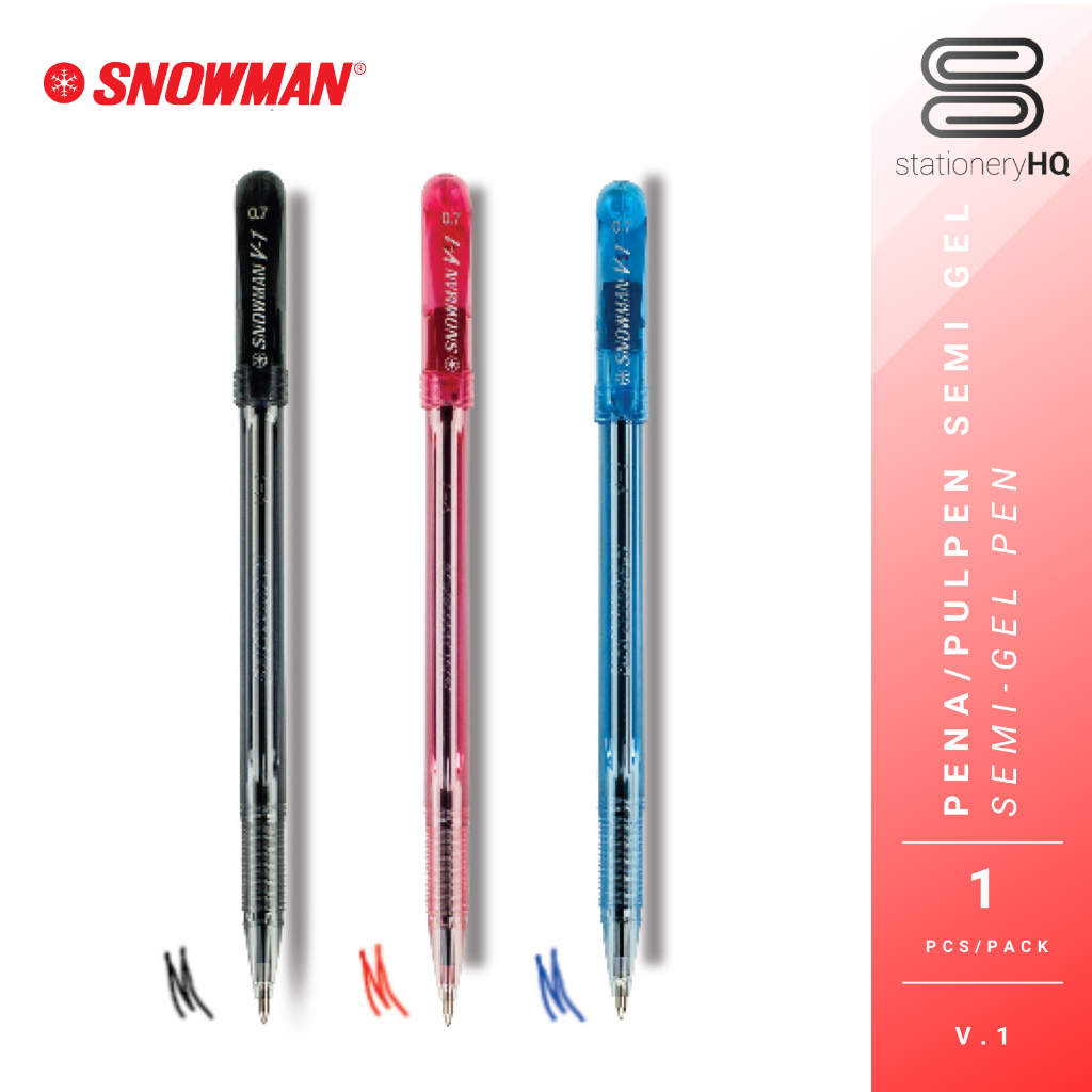

Pulpen / Pena / Ballpoint Snowman V-1