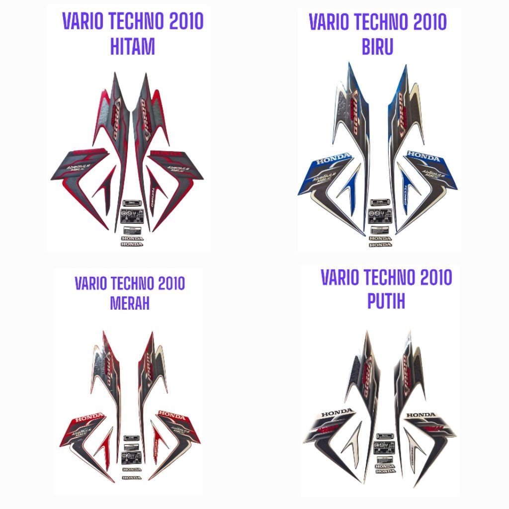 Striping stiker vario tahun 2010