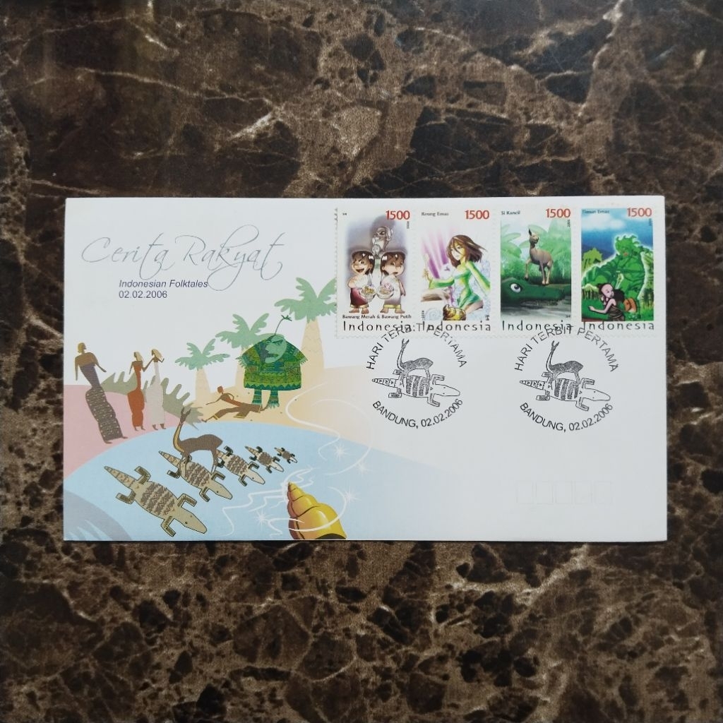 

SHP (Sampul Hari Pertama) Indonesia Edisi Cerita Rakyat/Indonesian Folktales 2006