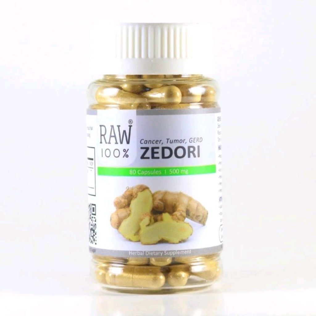 RAW 100 ZEDORI Asam Lambung.Gread kista OBAT Herbal  Kunyit Putih BPOm