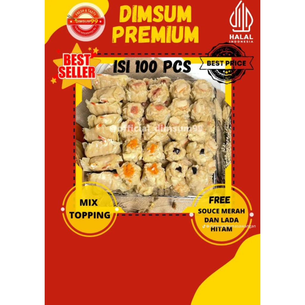 

DIMSUM PREMIUM 100 pcs