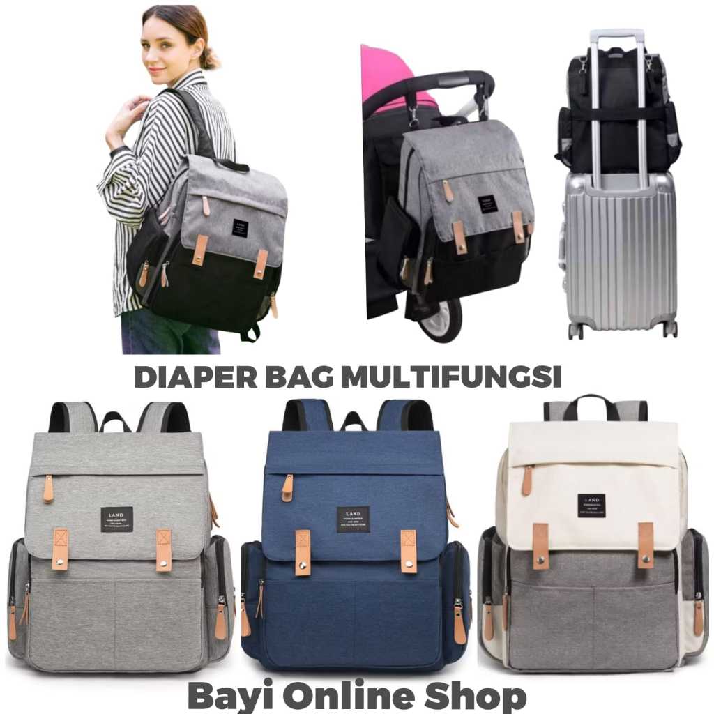 Tas Bayi Multifungsi Besar Diaper Bag Korea Tas Bayi Tas Bayi Travelling Tas Bayi Besar Tas Baby