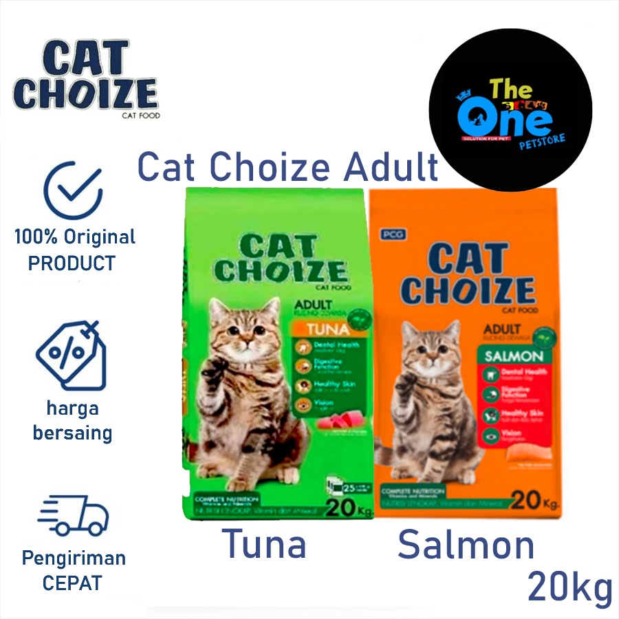 Makanan Kucing Cat Choize 20Kg Cat Choize Tuna Cat Choize Salmon