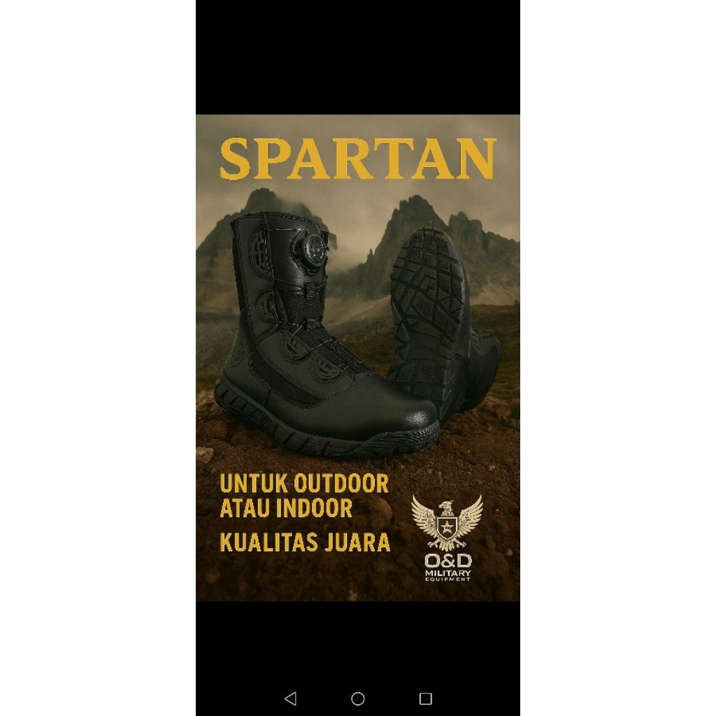sepatu pdl spartan