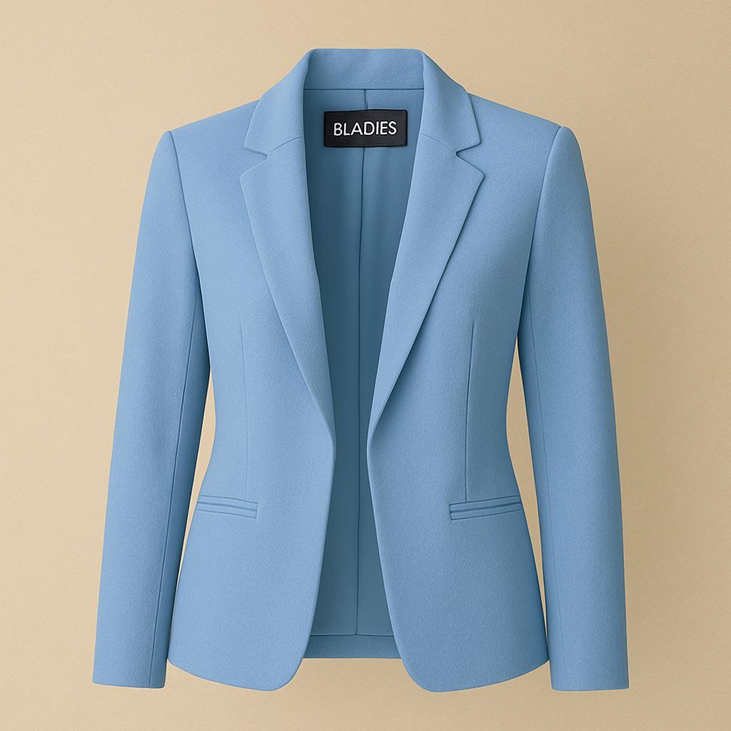 Blazer Wanita Busa Bahu Reguler Bahan Hightwist Premium