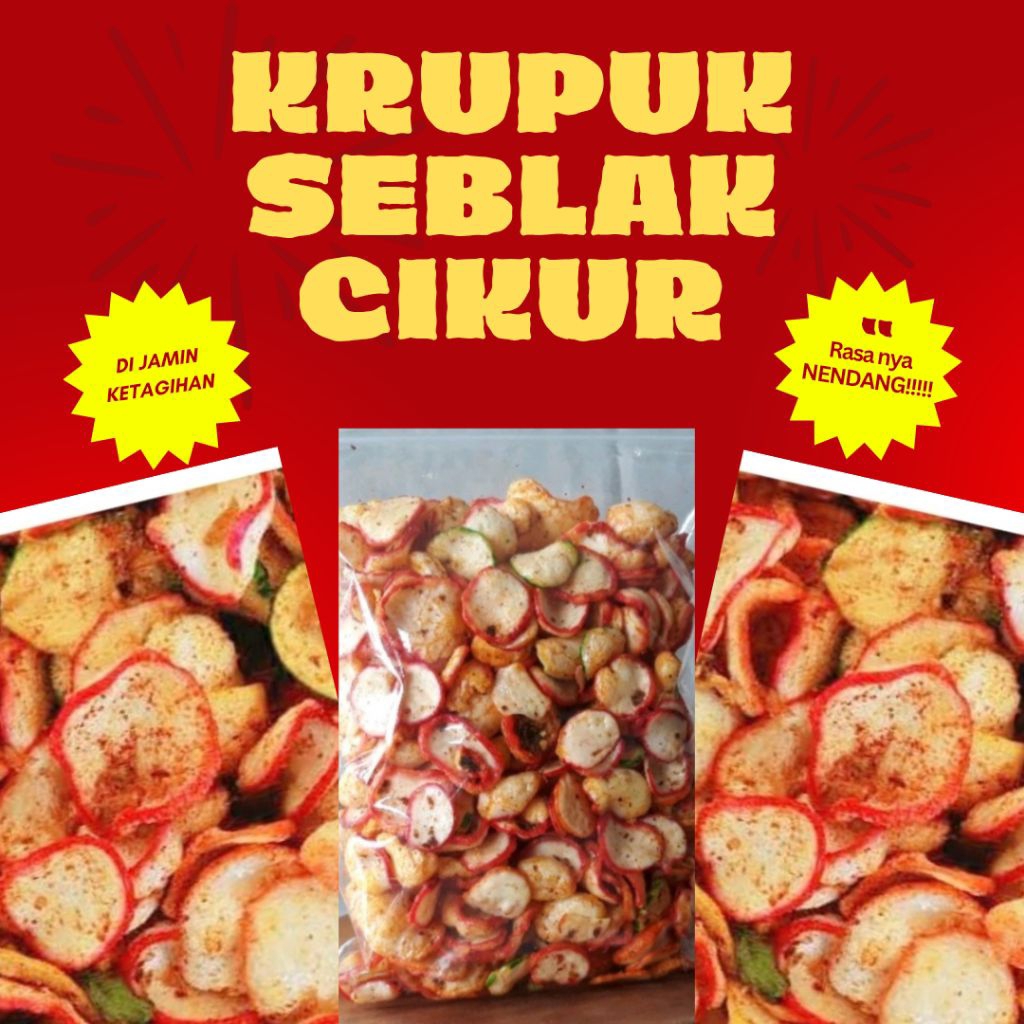 

KERUPUK SEBLAK KENCUR // SEBLAK KERING TERLARIS