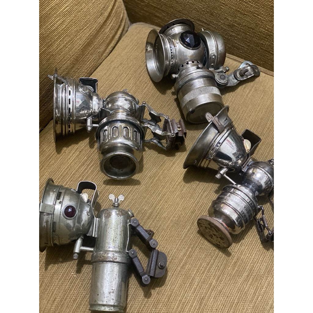 Ready lampu sepeda kuno /lampu kuno /lampu vintage /lampu sepeda onthel