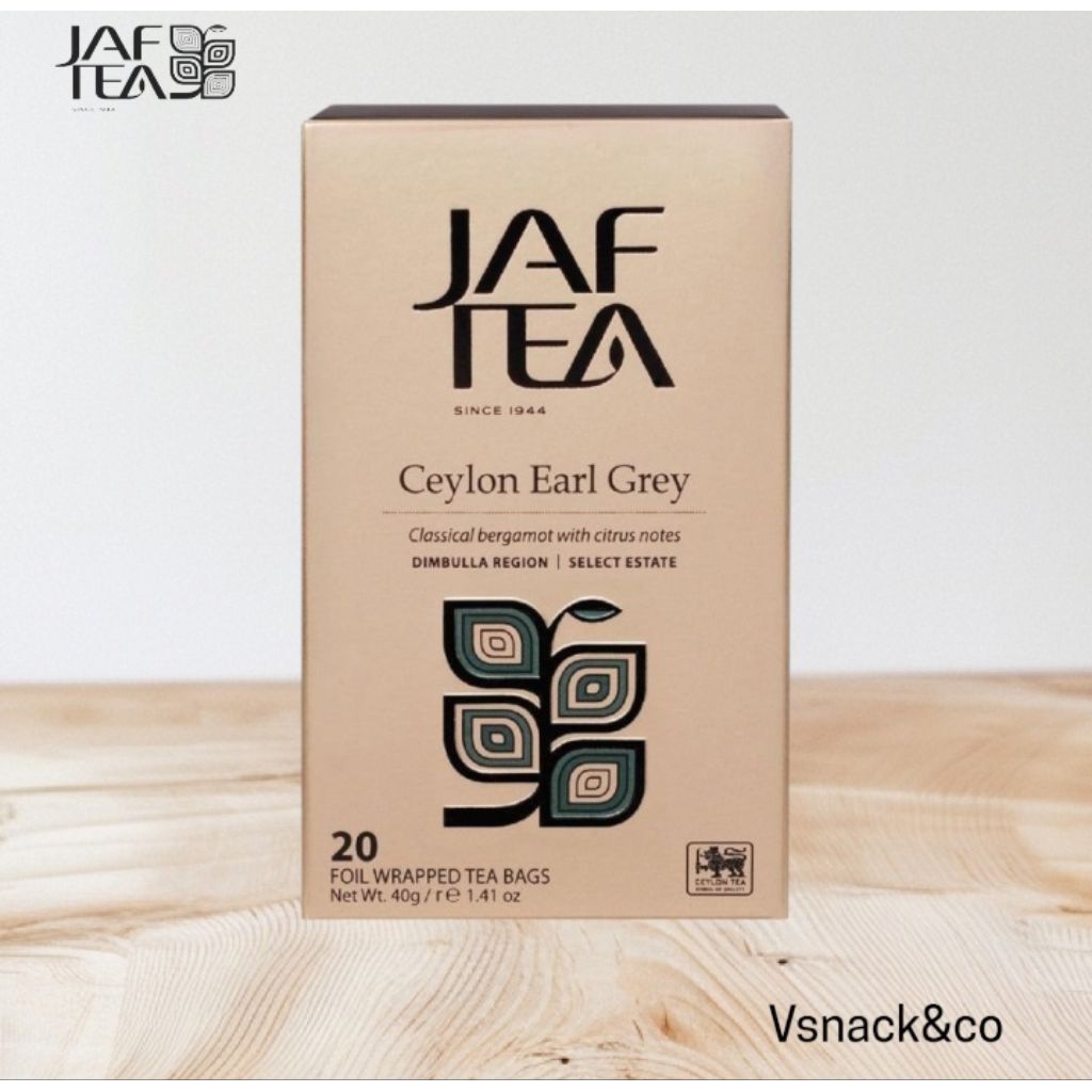 

JAF Tea Clasic Black - Ceylon Earl Grey 40gx20 Tea Bags
