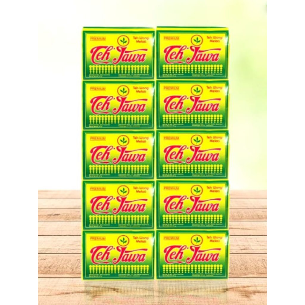 

teh tubruk Jawa premium teh wangi melati 1 slop isi 10pcs @45gram