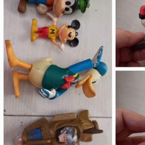 action figure mainan disney donald duck goofy mickey mouse paman gober satuan second preloved