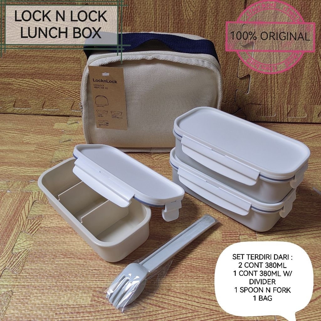 Lock n Lock lunch box kotak makan set