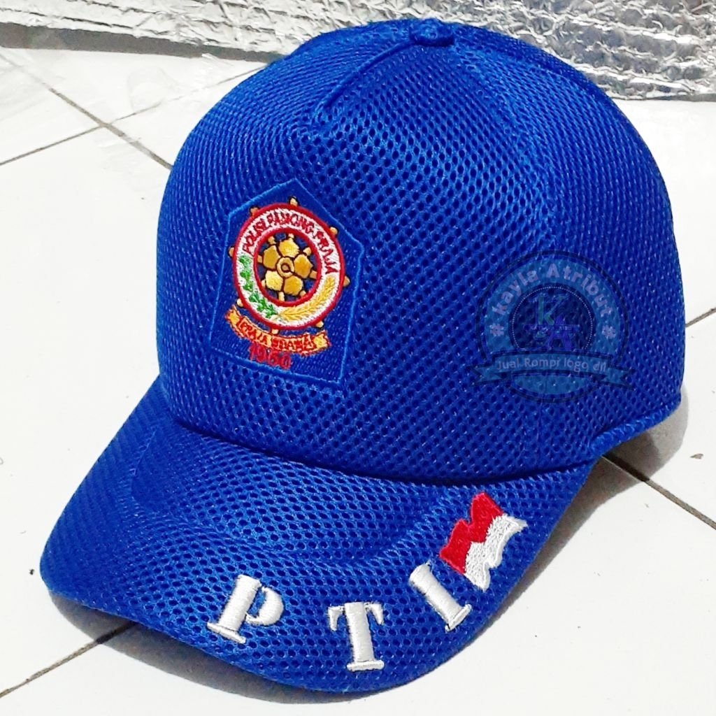 Topi Jaring  PTI pol pp berkualitas