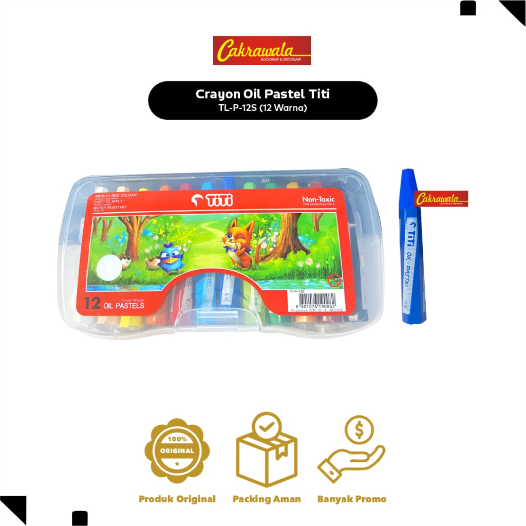 

Titi Oil Pastel Crayon TL-P-12S Isi 12 Warna | Crayon Anak Sekolah & Hobi Gambar