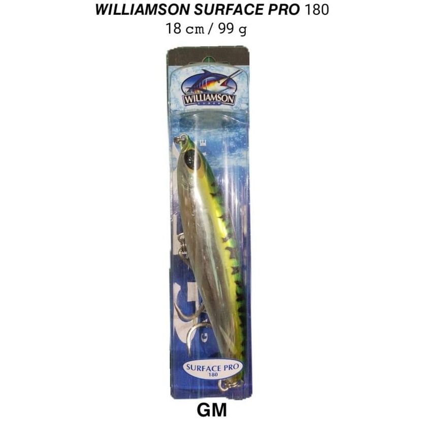 LURE / UMPAN WILLIAMSON SURFACE PRO 180, 18 cm / 99 gram