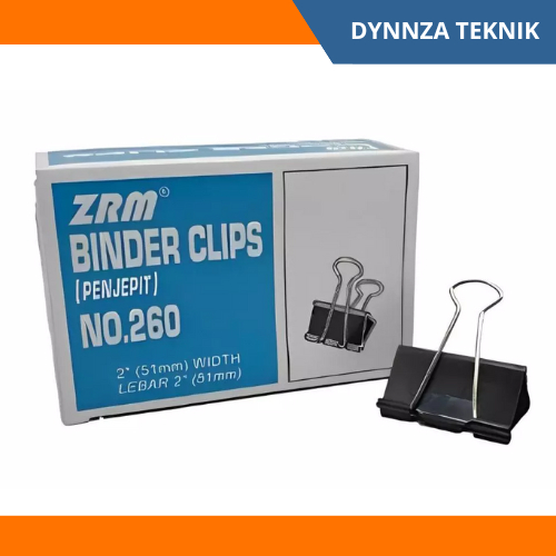 

Binder Clip Paper ZRM/Penjepit Kertas Hitam ZRM 260 2