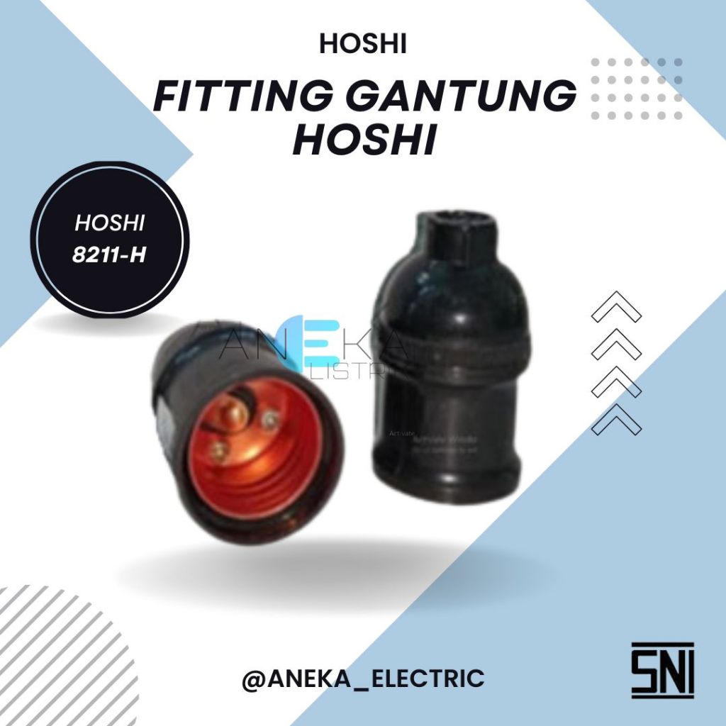 Hoshi Fitting Gantung Hias Hoshi Fitting Cafe Fitting Hias