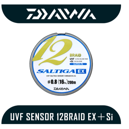 SENAR PE DAIWA UVF SALTIGA SENSOR X12EX+Si2 200M & 400M