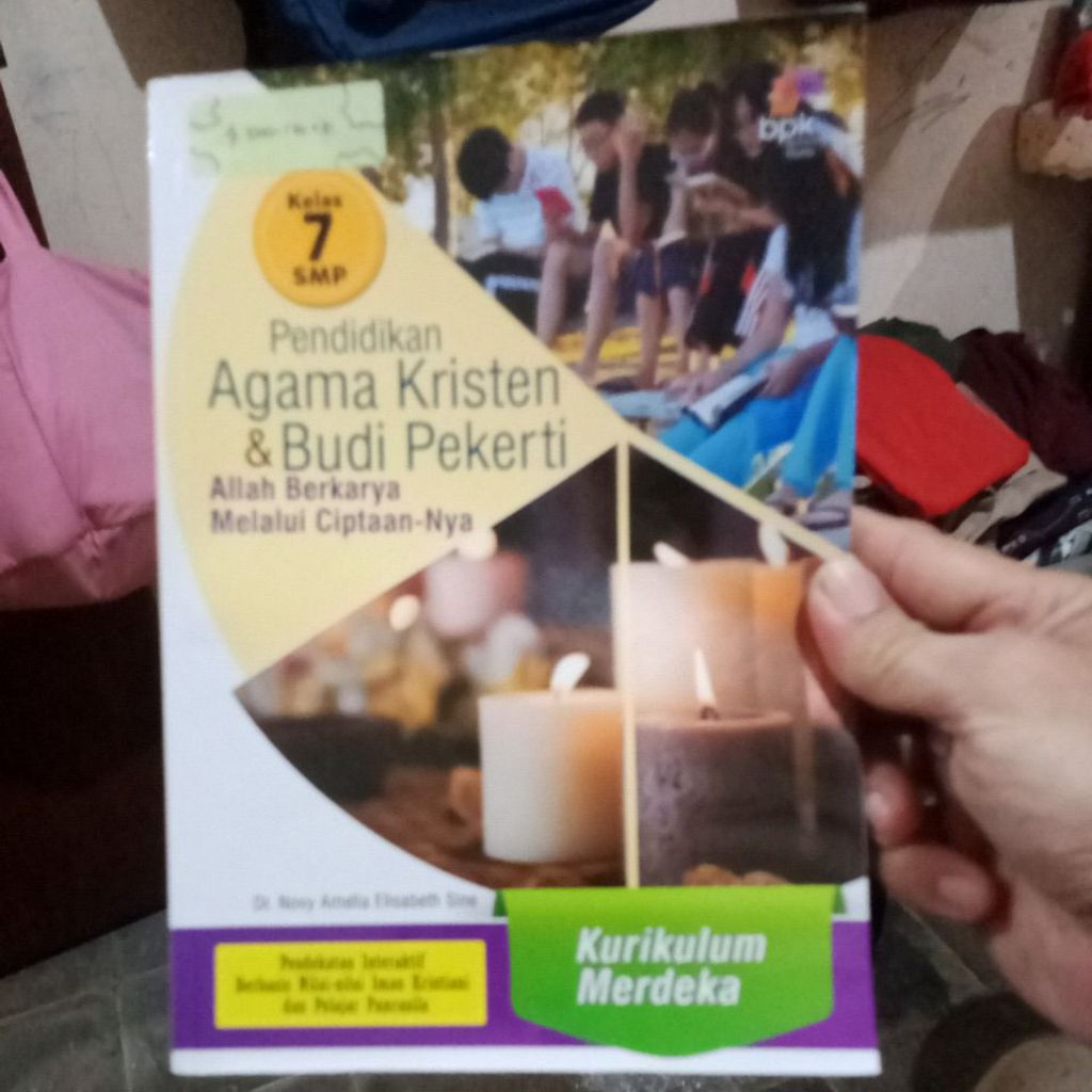 Buku bekas pendidikan agama kristen kelas 7 BPK