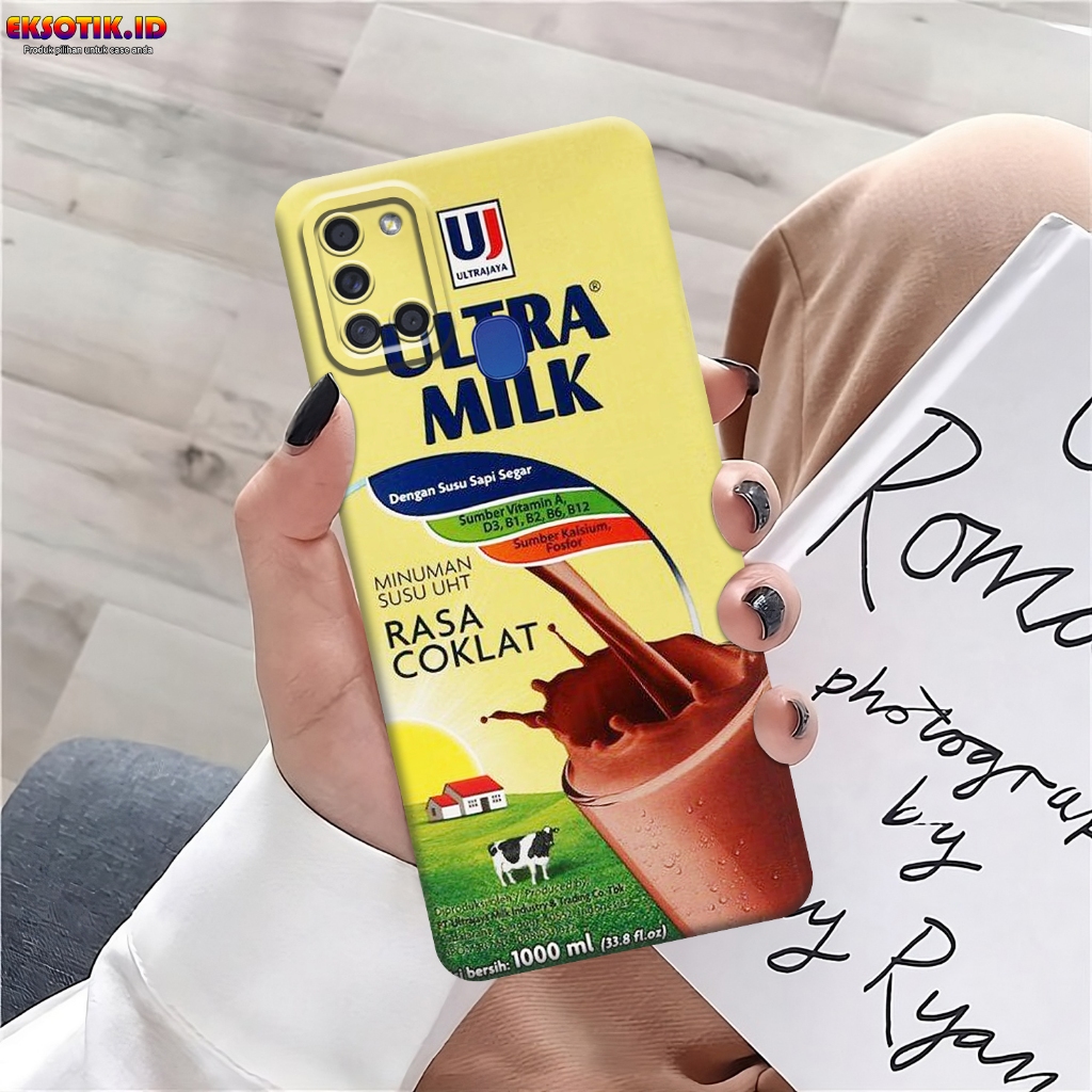 Case SAMSUNG A21S - Eksotik.id - Casing SAMSUNG A21S - Case ULTRAMILK - Skin Handphone - Silikon SAM