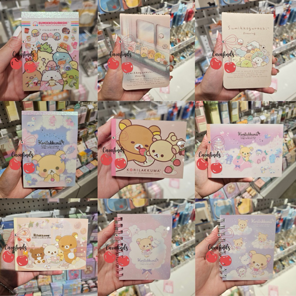 

OHSOME x San X‼️Memopad / Notebook / Notepad Rilakkuma Korilakkuma & Sumikko Gurashi San-X Collection