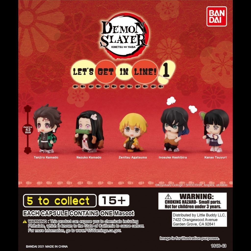 Narabundesu Vol 1 Gachapon Official Merchandise Kimetsu No Yaiba Merch KNY Gacha Demon Slayer Action