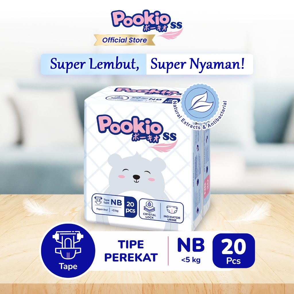 POOKIO SS Popok Anak Diaper NB - XXXXL