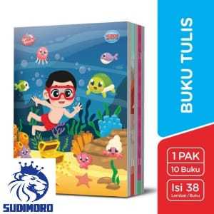 

Buku Tulis Sidu 38 lembar 1 Pak isi 10 pcs