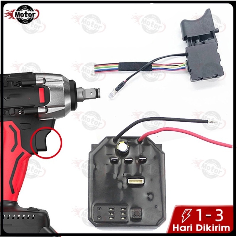 Impact Wrench Controller Impact Wrench Drill  Saklar Modul Impact Wrench JLD Esc Speed Controller Im