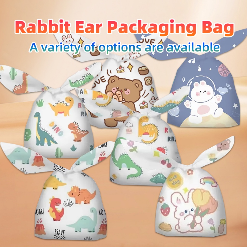 

50pcs Godybag souvenir Plastik ulang tahun Karakter Hampers Tahun Tas Snack Bungkusan kantong goodie bag Tas