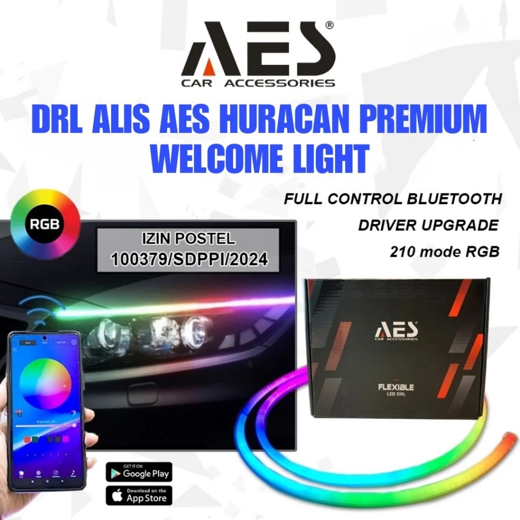 Alis RGB AES Huracan 60cm 45cm 30cm Welcome Light App Controller