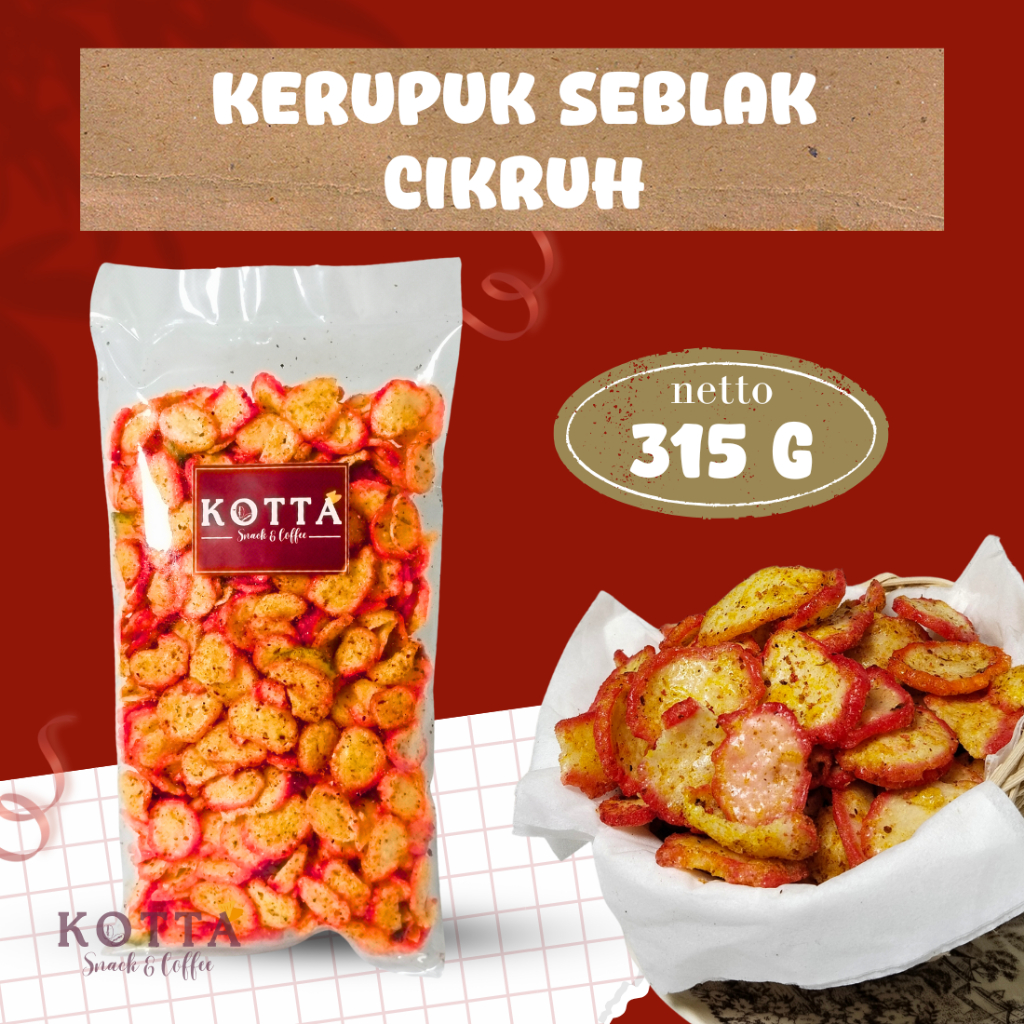 

Kerupuk Seblak Cikruh 315 gram