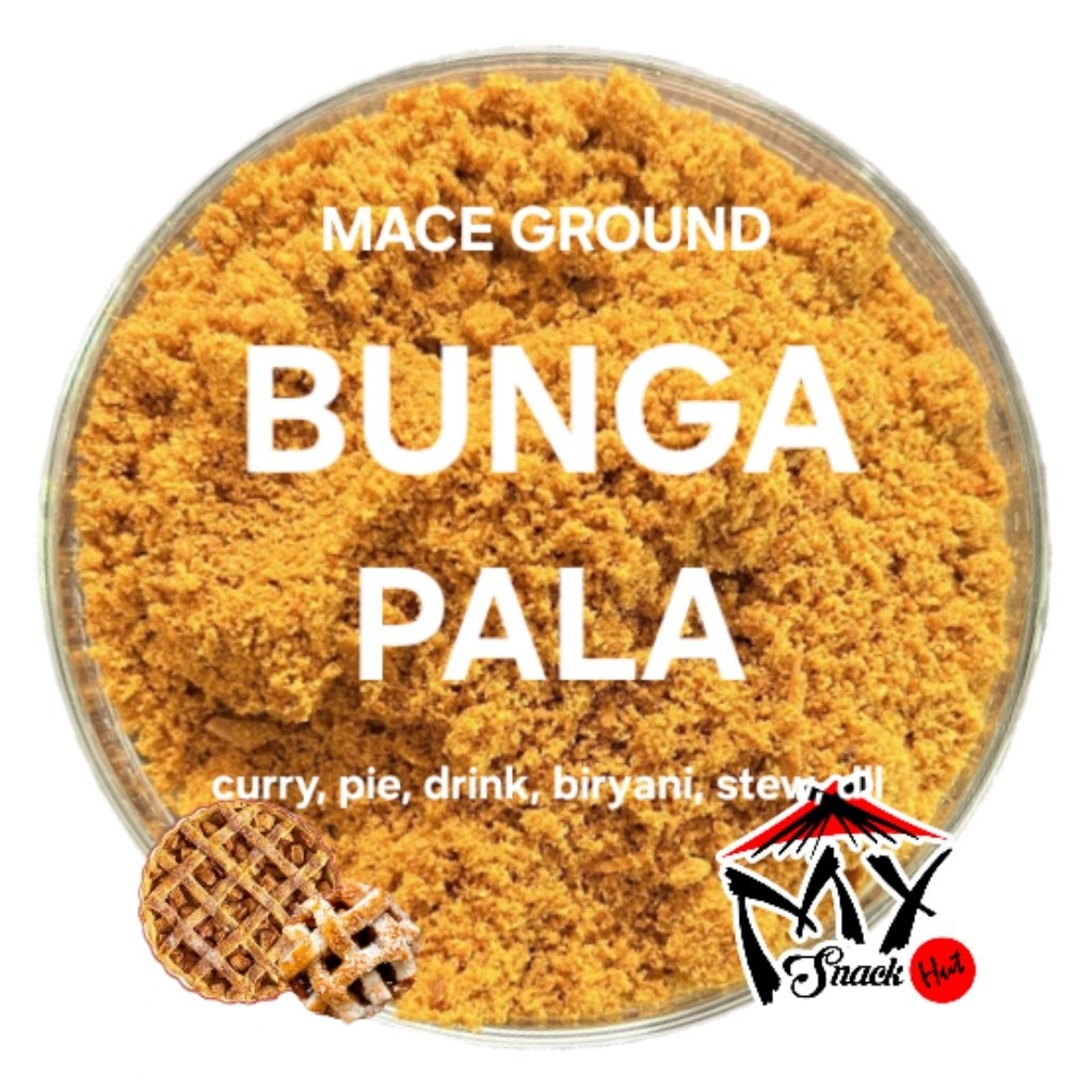 

BUNGA PALA BUBUK 100GR DRIED NUTMEG FLOWER KEMBANG POLO MURNI MACE FULI JAVITRI JAPATRI SPICE POWDER