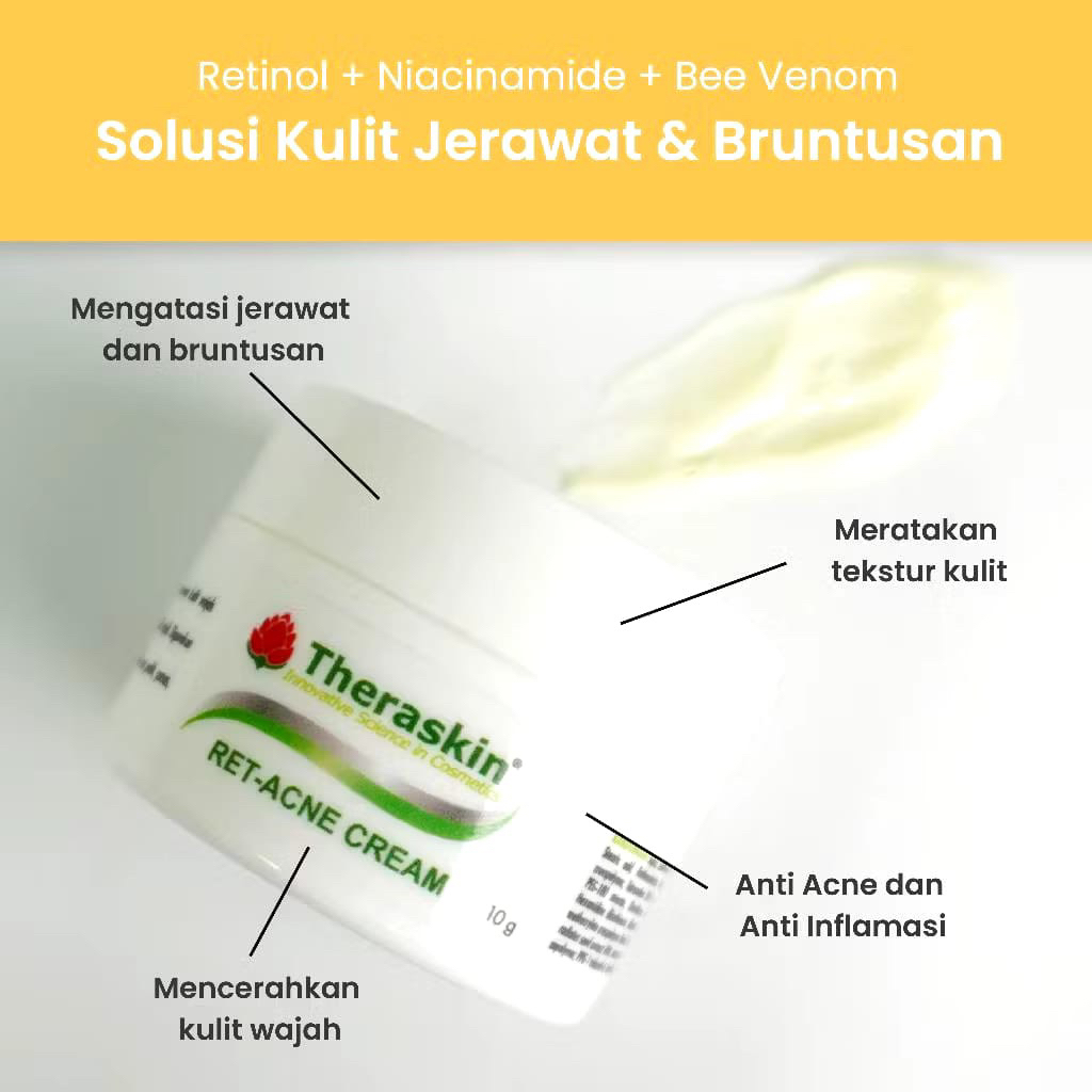 THERASKIN RET-ACNE CREAM / CREAM MALAM ACNE WHITE / ACNE WHITE CREAM