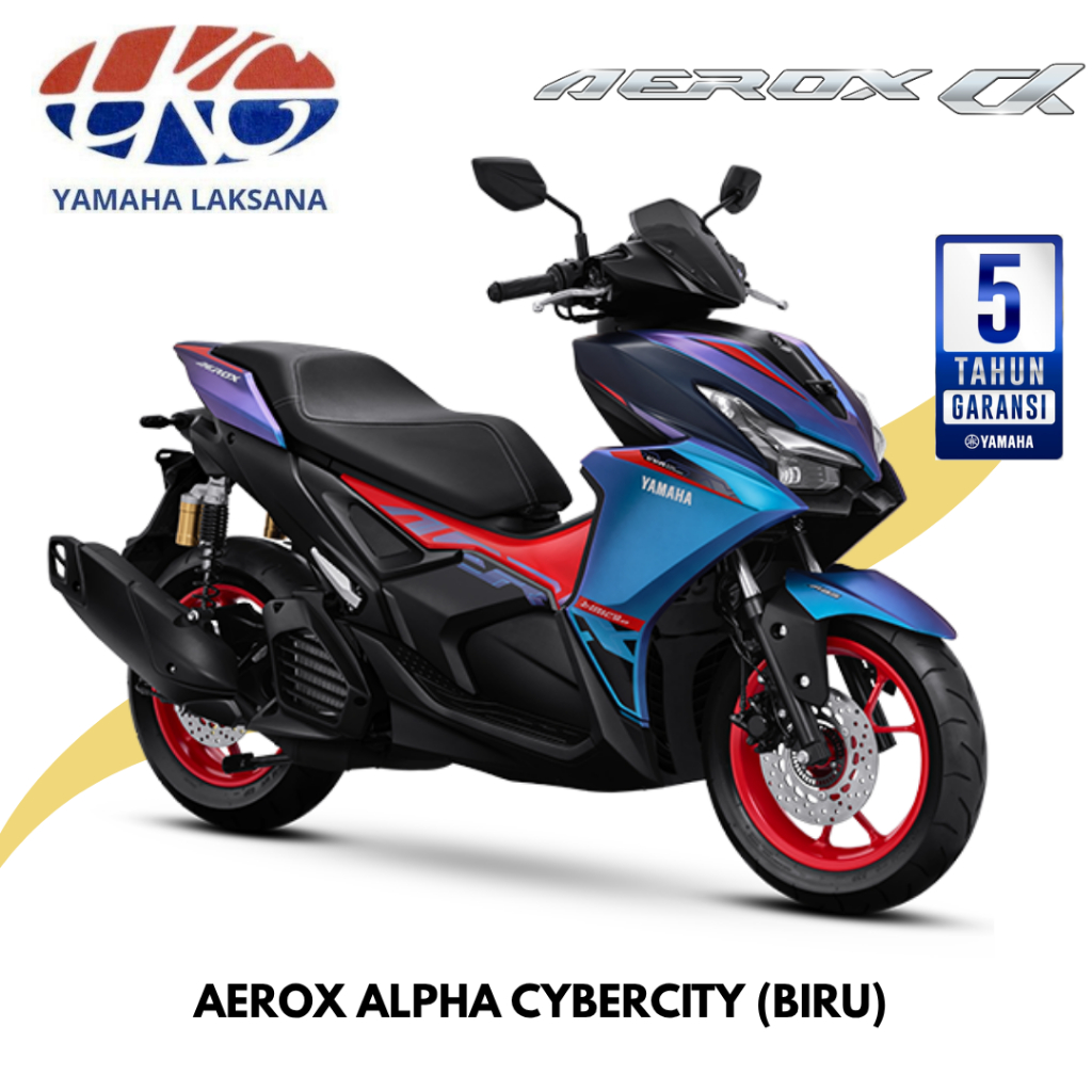 Sepeda Motor Yamaha Aerox Alpha Cybercity