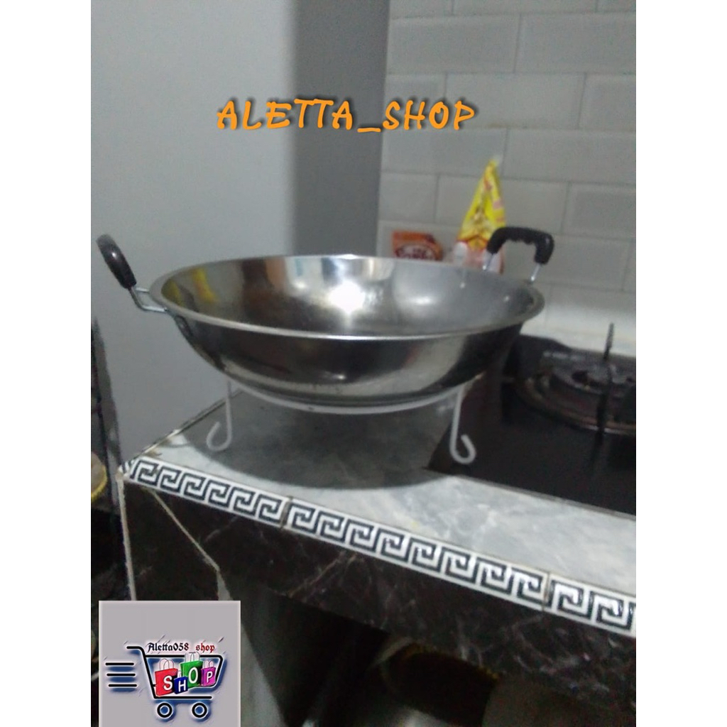 tatakan wajan / tempat wajan