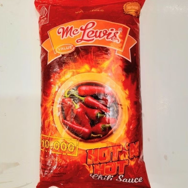 

DM50 Mc lewis Hot n Hot Chilli Sauce 900gr