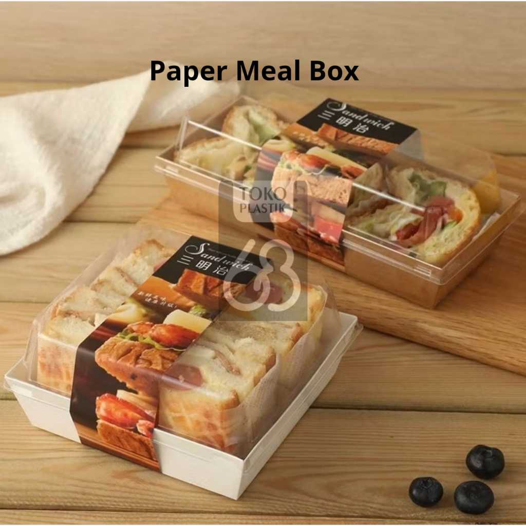 HARGA PROMO PER PCS!!!!PAPER MEAL BOX