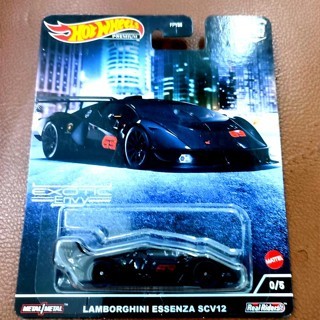 HOT WHEELS CHASE LAMBORGHINI ESSENZA SCV12 BLACK EXOTIC ENVY 2022
