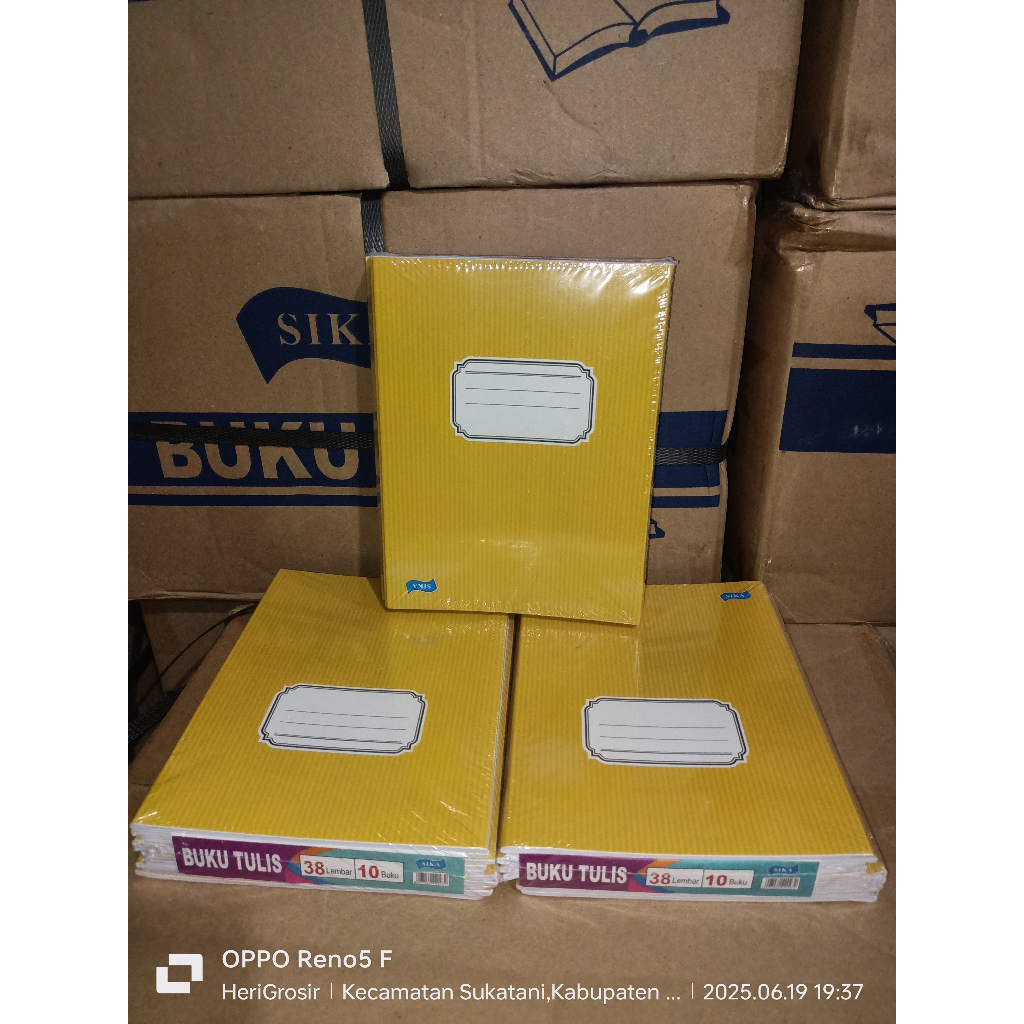

Buku Tulis Sika Isi 10 pcs 38 lembar