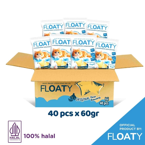 

Yummy - Paket 40 Pcs Floaty Snack Original 60 Gr
