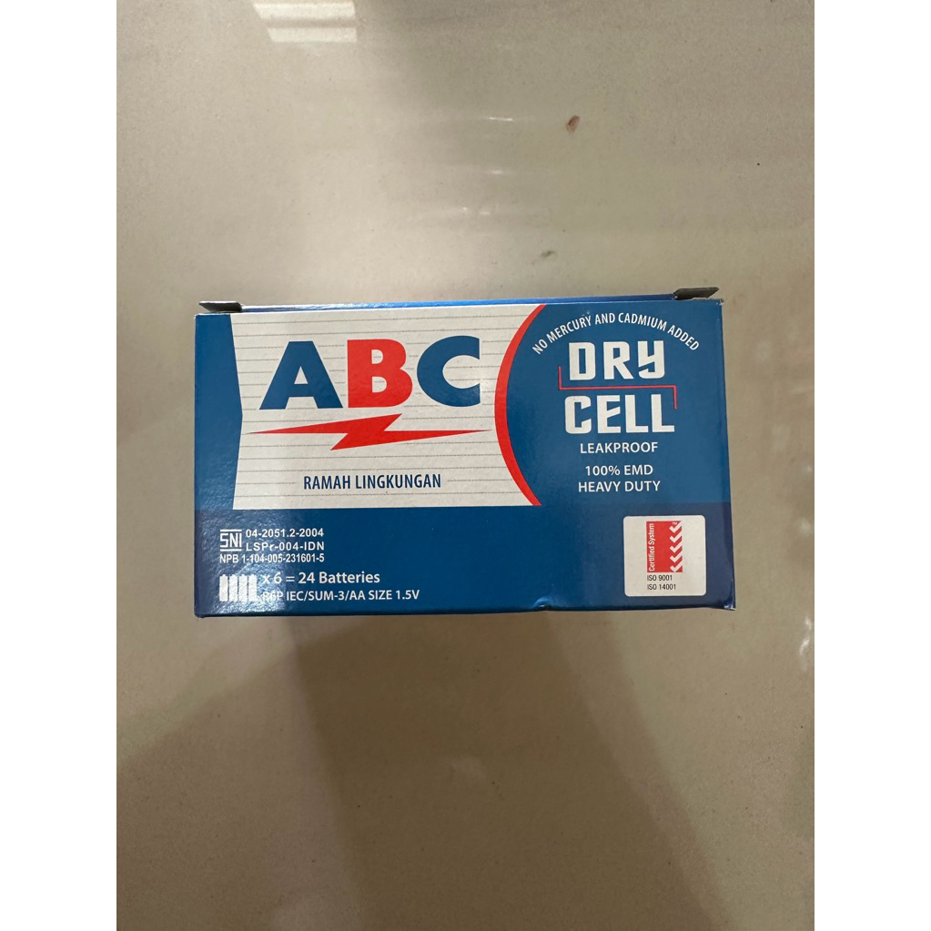 BATU BATERAI ABC AA
